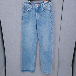 Hugo Boss Red Slim Fit High Rise Stretch Denim Jeans Womens Size 29/32 NWT